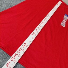 Gildan Mens SMALL Moisture Wicking Solid Cotton Short Sleeve Blank RED Shirt