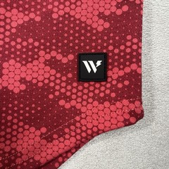 The Wild Collective Real Salt Lake Baseball Jersey Size L Red Digital Camo *EUC