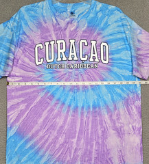 NWOT – Curacao Dutch Caribbean Colorful Tie Dye T-Shirt – Men’s L – Beach Island