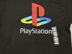 Sony PlayStation Classic Logo Ripple Junction T-Shirt Men’s M Medium Black New