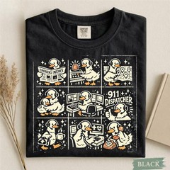 Silly Goose 911 Dispatcher Shirt, Funny Emergency Operator Tee, EMS T-Shirt