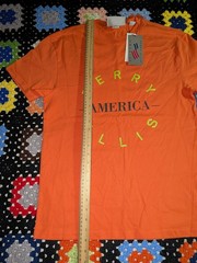Perry Ellis America T Shirt Orange Size Small New