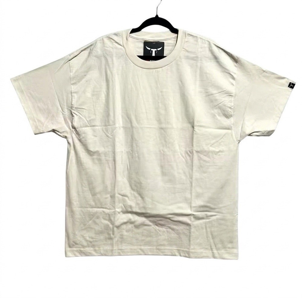Hanes Beefy-T Heavyweight Cotton T-Shirt Cream Blank Plain Men’s Size XL NWT