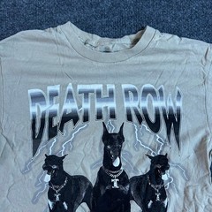 Death Row Records T Shirt Mens Size S Graphic Doberman Rap Hip Hop Streetwear