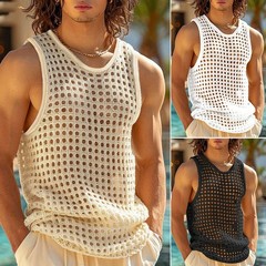 Casual Outings Korean Style Vests Brand New Condition Polyester Fabric