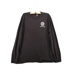 District Custom Ink Men’s Team Indy T-Shirt Large Long Sleeve Black Crew Neck
