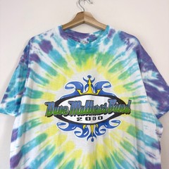 Vintage Dave Matthews Band 2000 Tour Concert Merch Rock Tye Dye Tee Shirt – XL