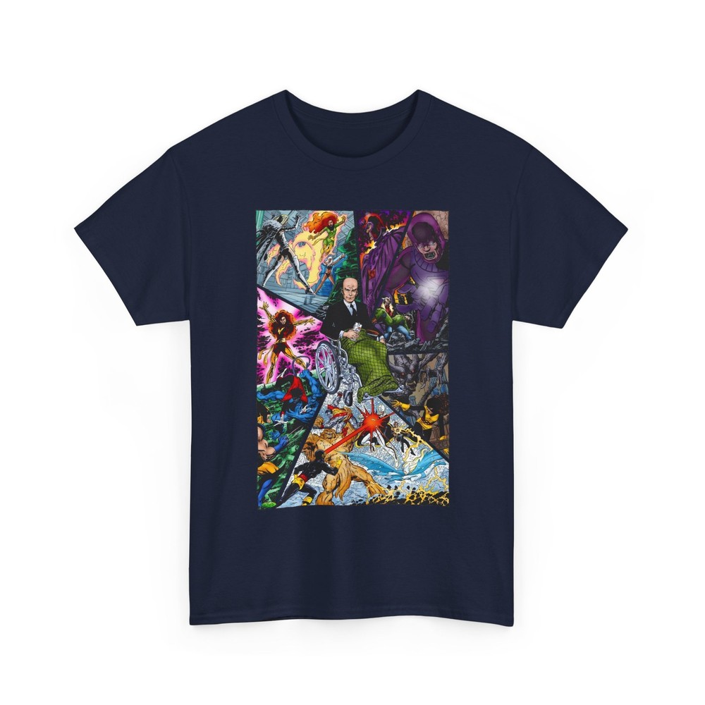 Professor X T-Shirt Marvel Comics John Byrne Art X-Men Retro Vintage-Style Tee