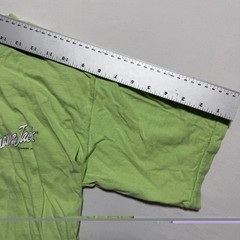 Vintage Panama Jack T-Shirt Large Neon Lime Green Double Sided Mascot Graphic 80