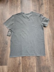 RVCA Men’s Logo T-Shirt Gray Solid Short Sleeve Crew Neck Regular Size S