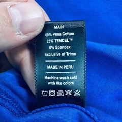 Public Rec Go To Long Sleeve Shirt Mens Medium Blue Crew Neck Pima Cotton Tencel