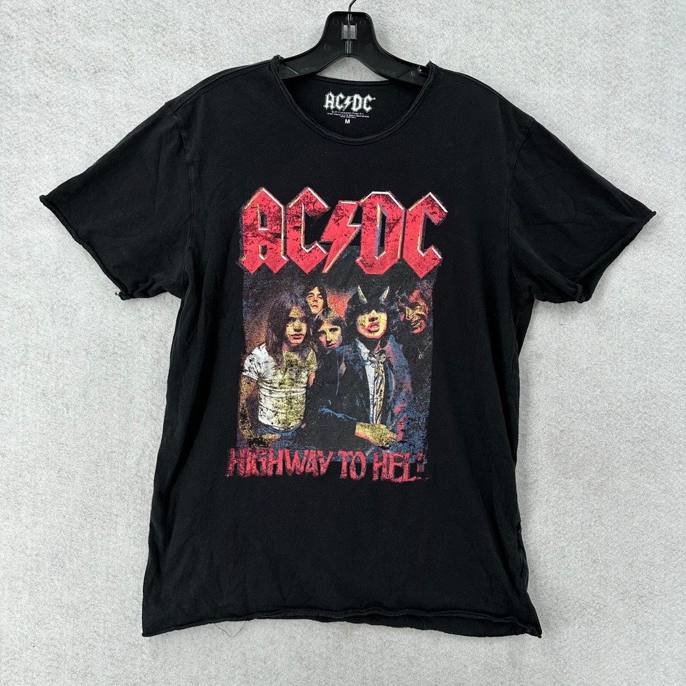 AC/DC Highway To Hell T-Shirt Men’s Size MEDIUM Official Metal