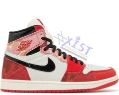 OUTRANK “MASTER BAGS” SNEAKER T-SHIRT Red Retro 1 High Spider-Man Across