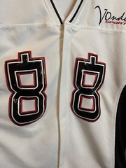 Vonde Sports Jersey Full Zip Adult XL White