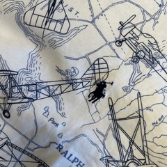 Polo Ralph Lauren – 2XB – 2TG – Air Plane Shirt – Flight Club Map AO/Print