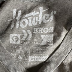 Howler Bros T Shirt Mens L Brown Short Sleeve Cotton Blend Outdoor