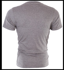 $68 TRUE RELIGION Grey CONTENTS Short Sleeve Designer Graphic T-shirt NWT
