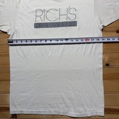 Vintage 1986 Rich’s White Party Houston Nightclub Souvenir T-Shirt USA – Large