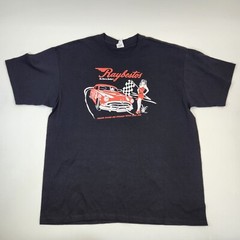 Raybestos Brakes Hudson Hornet T-Shirt Anvil Black XL New Speedway Vintage