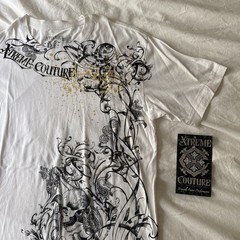 Xtreme Couture Mens T-shirt Ribbon Size XL