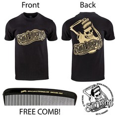 Men’s Suavecito OG Black & Gold Tee Shirt (S, M, L, XL, 2XL, 3XL, 4XL, 5XL)