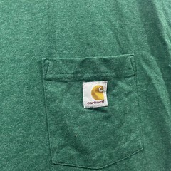 CARHARTT Relaxed Fit Midweight Short-Sleeve Size xLarge Green