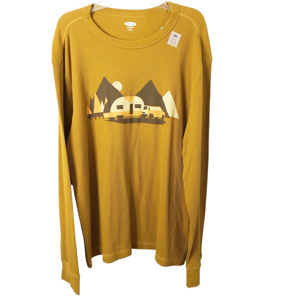 Old Navy NWT Men’s Soft-Washed Camping Long Sleeve Thermal Shirt Size XXL