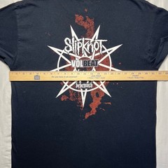 Slipknot Knotfest Roadshow 2019 Tour T Shirt Large Black Gojira Volbeat Behemoth