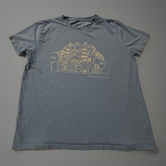 Stanley/Stella La Pedrera Gaudi Casa Mila Barcelona Tee Blue US L Organic Cotton