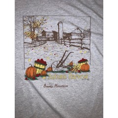 Vintage Great Smoky Mountains Autumn Harvest T Shirt Large Farm Nature Tee