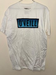 New O’neill Overdue T-Shirt Tee SS Shirt Men Surf Skate White Pullover M