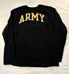 Fanatics Black Army Graphic Long Sleeve T Shirt Men’s XL