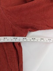 Eight Bells Long Sleeve Casual Shirt Cotton Poly Blend Red XL