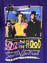 Boyz N The Hood South Central Increase The Peace Purple Long Slv T-Shirt Sz S/M