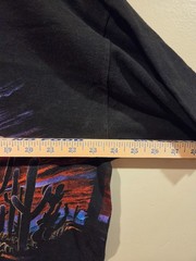 Vintage 90s Nature AOP Shirt Arizona Desert XL Black Sunset Single Stitch Tee