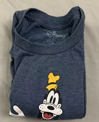 Disney T Shirt Mens Small S Pullover Crew Neck Mickey & Friends Dark Slate Blue