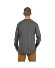 Lot of 3 New Milwaukee Men’s L-XL Gray Short/Long-Sleeve Pocket T-Shirts – DN56