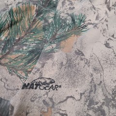 Vintage 90s Natural Gear Shirt Men’s Large USA Camo Pocket (Paint Spots) Spruce