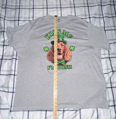 Way To Celebrate St Patrick’s Day T-Shirt Men Light Grey Size 2XL NWOT