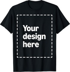 Custom T-Shirt Personalized Unisex Front & Back Print Your Photo Logo Design