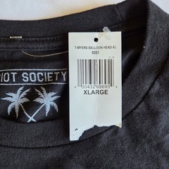 Riot Society x Halloween Michael Myers Horror Movie Black XL Graphic T-Shirt NWT