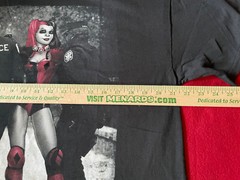 NWOT DC Comics Batman Harley Quinn Large Black Graphic T-Shirt