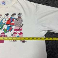 Vintage 90s The Joggers Art to Wear Bruce Johnson T-Shirt XL Single Stitch