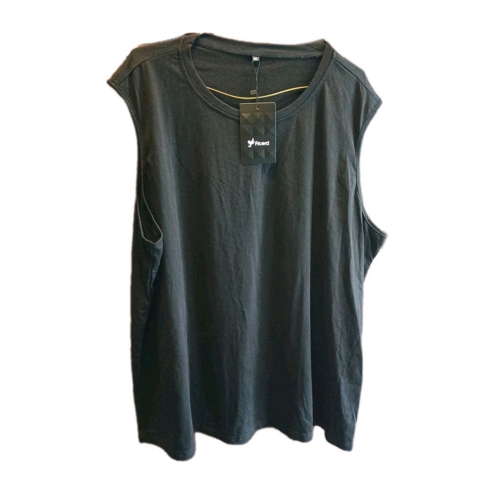 Men’s Black Tank Top Size 3XL By F I C E R D