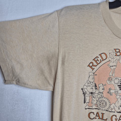 Vintage 1987 Red Bluff DMOB Cal Guard T Shirt USA Military Army Jeep Size Large