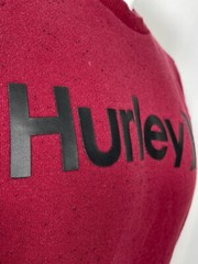 Hurley Moletom Careca One&Only Long Sleeve Pullover Maroon Shirt Men’s MEDIUM