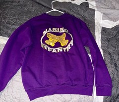 Marino Infantry LYBB Size XL Brand New ASAP Twelvy ASAP Ant PURPLE CREWNECK RARE