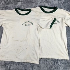 VINTAGE 50s Nathaniel Hawthorne T-Shirt Men’s M Champion Running Man Lot Of 2