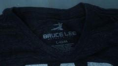 BRUCE LEE FEAR IS FOR OTHERS OFFICIAL T-SHIRT GRAY SIZE LARGE
