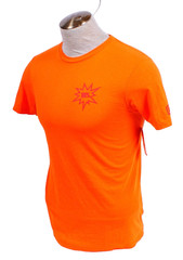 100% Men’s S Orange Short Sleeve Tee T-Shirt